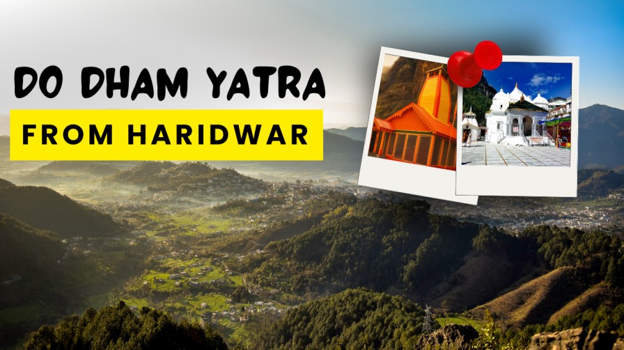 Pilgrims beginning Yamunotri and Gangotri Yatra from Haridwar on a scenic mountain route.