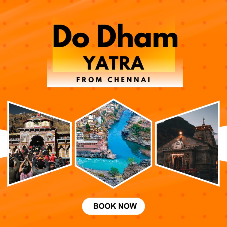 Kedarnath Badrinath Yatra From Chennai – 6N/7D Do Dham Road Trip Package