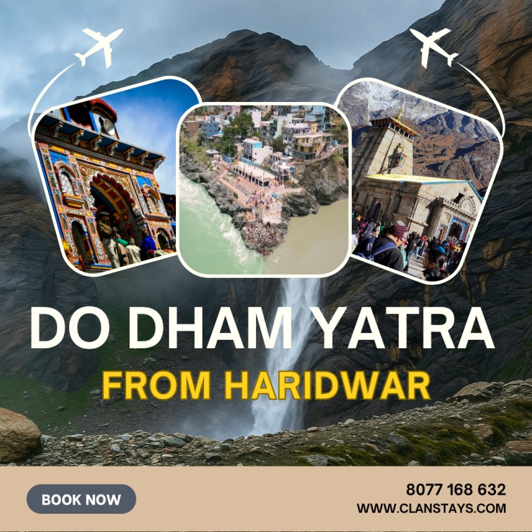 Kedarnath Badrinath Yatra From Haridwar – 5N/6D Do Dham Road Package