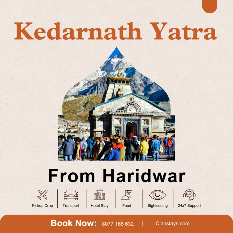 kedarnath yatra from Haridwar with simple kedarnath yatra package, deluxe and luxury options.