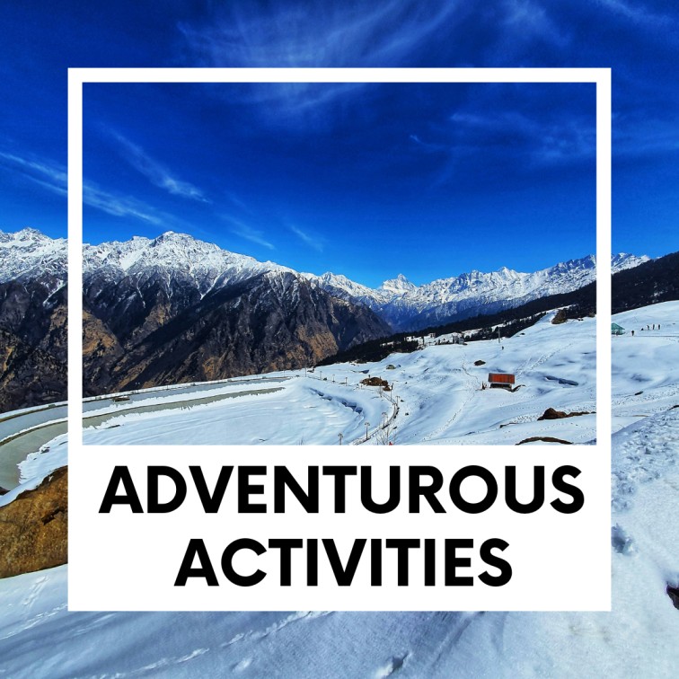 Trekking trails in Auli Uttarakhand with green meadows and snow peaks.