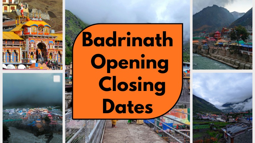 Schedule for opening and closing of Badrinath tourist places 2026