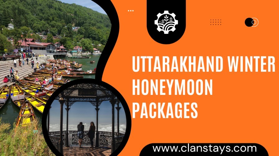 Uttarakhand winter honeymoon packages featuring Nainital lake, Mussoorie viewpoint, and romantic mountain landscapes