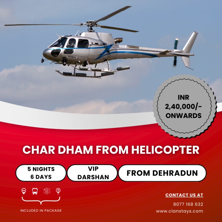 helicopter char dham yatra from dehradun image with simple details for online char dham yatra registration and family-friendly travel