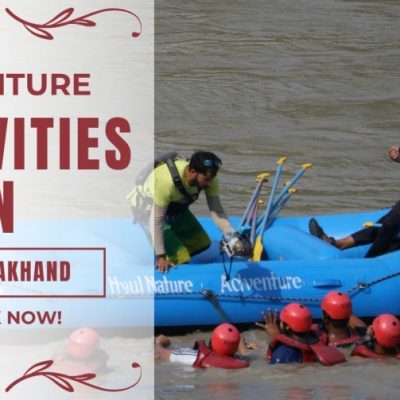 Dive into adventure! 🌊 From rafting on the Ganga to flying over the Himalayas — Uttarakhand is your ultimate thrill destination.